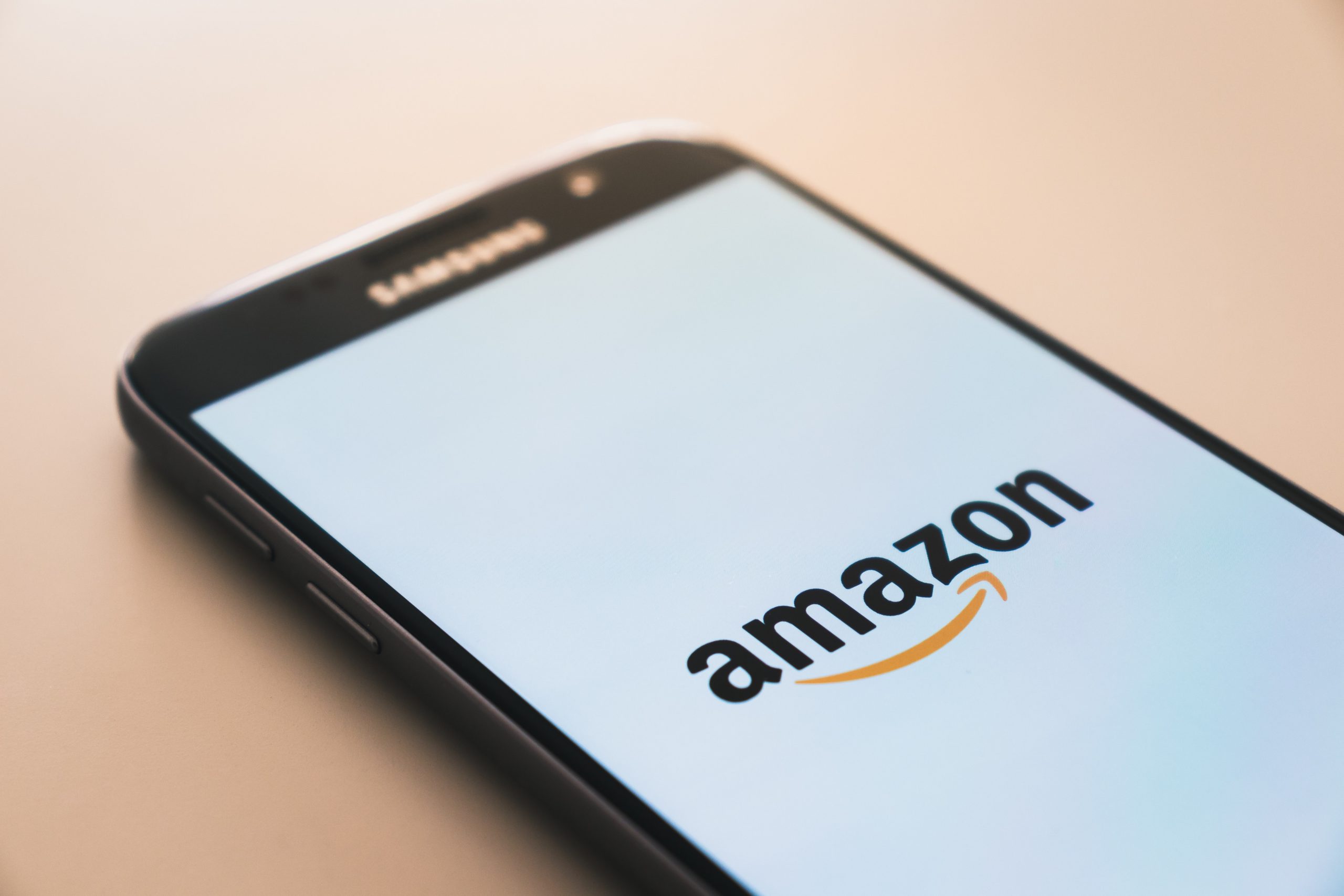 Amazon screen on mobile phone