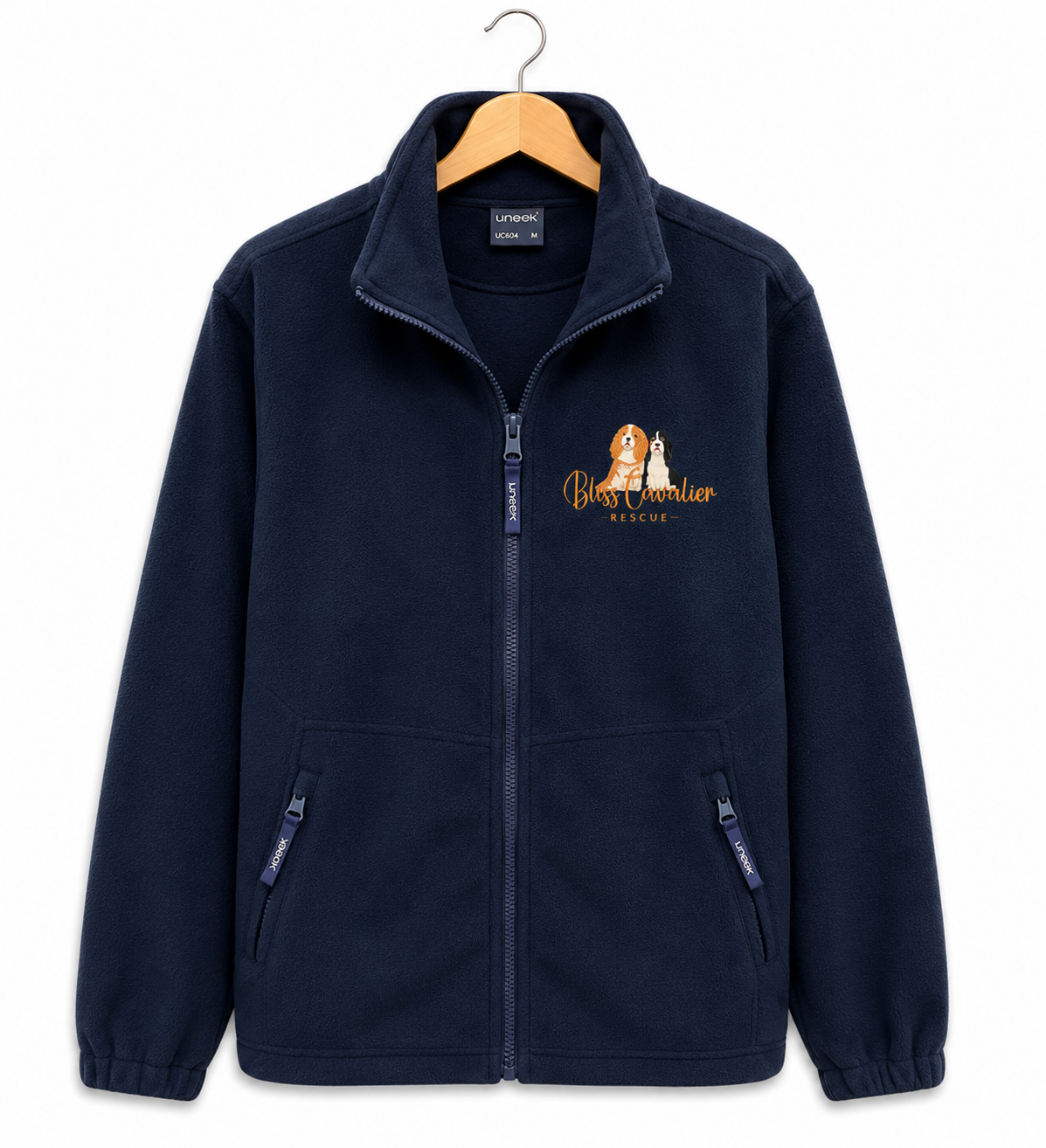 Navy colour fleece jacket