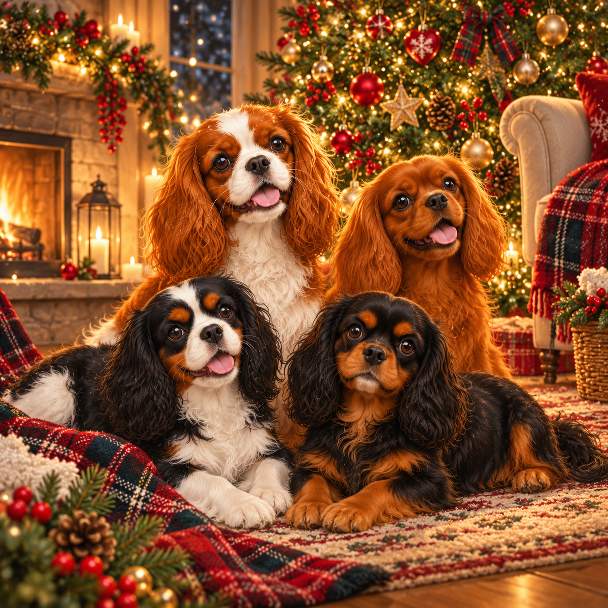 Bliss Cavalier Rescue Christmas Cards 2026 - Pack of 5 - Image 5